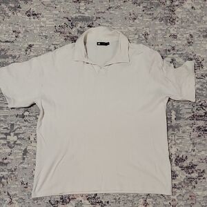 Simons Cream Polo Shirt Relaxed Fit